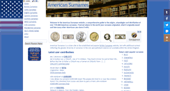 Desktop Screenshot of americansurnames.us